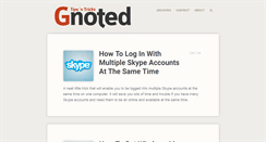 Desktop Screenshot of gnoted.com