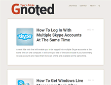 Tablet Screenshot of gnoted.com